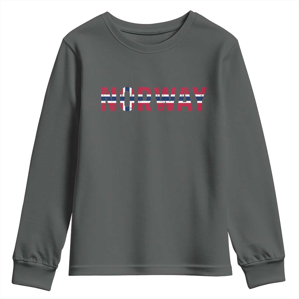 Norge Norway Norwegian Flag Youth Sweatshirt