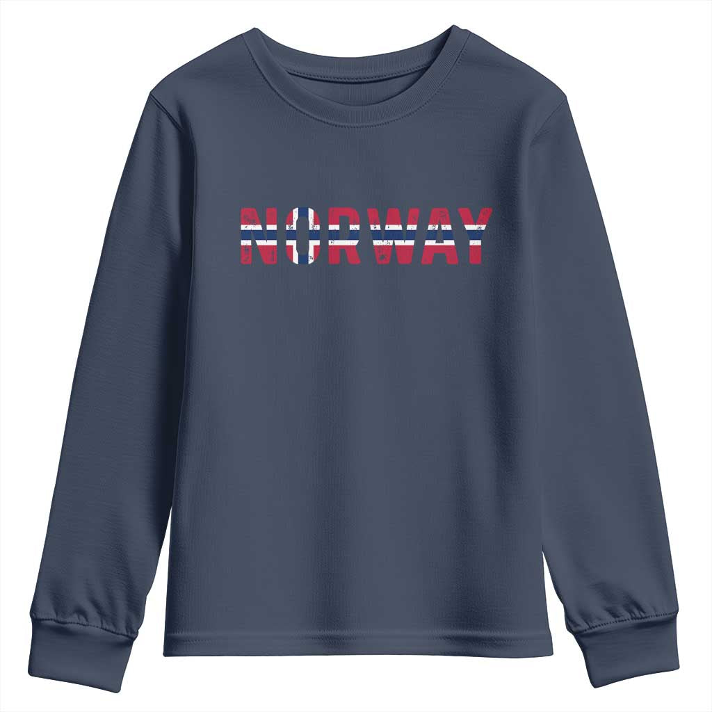 Norge Norway Norwegian Flag Youth Sweatshirt