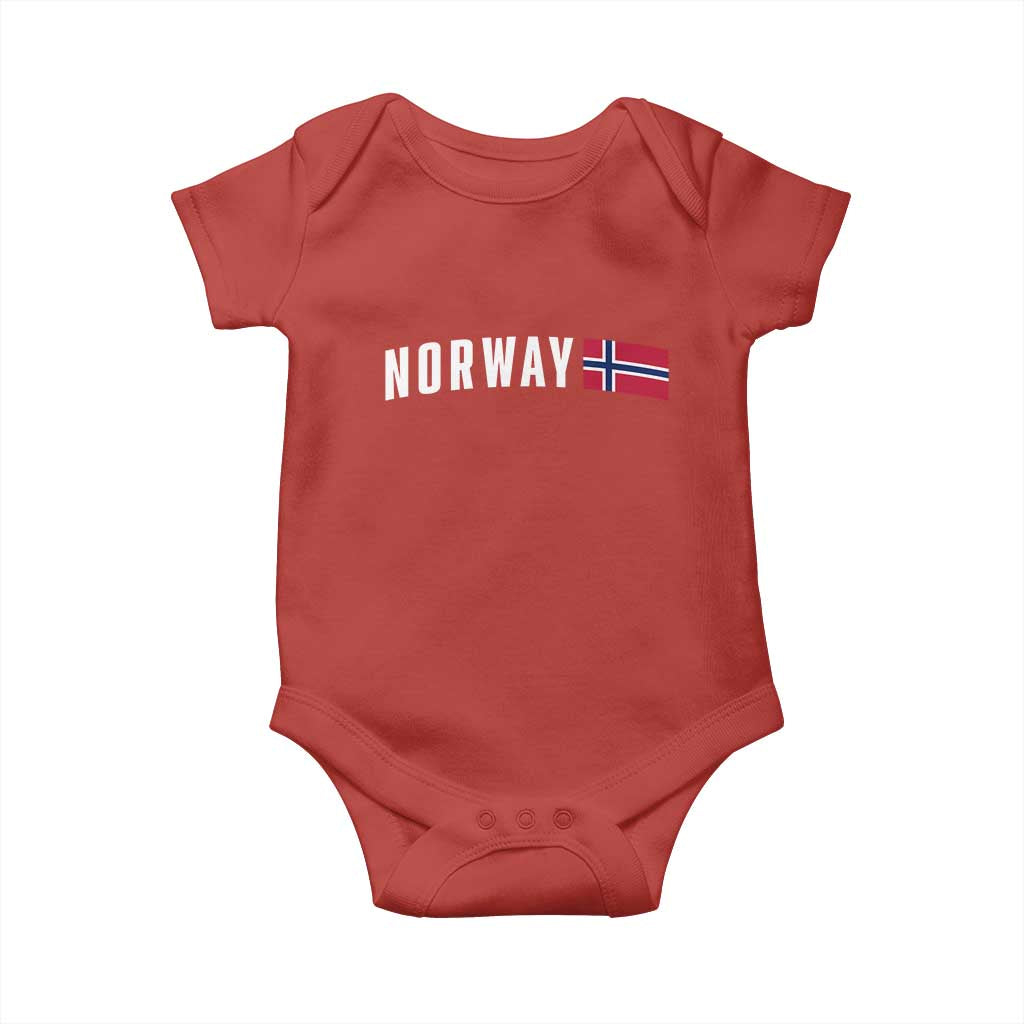 Norwegian Pride Flag Norway Great Gift Baby Onesie