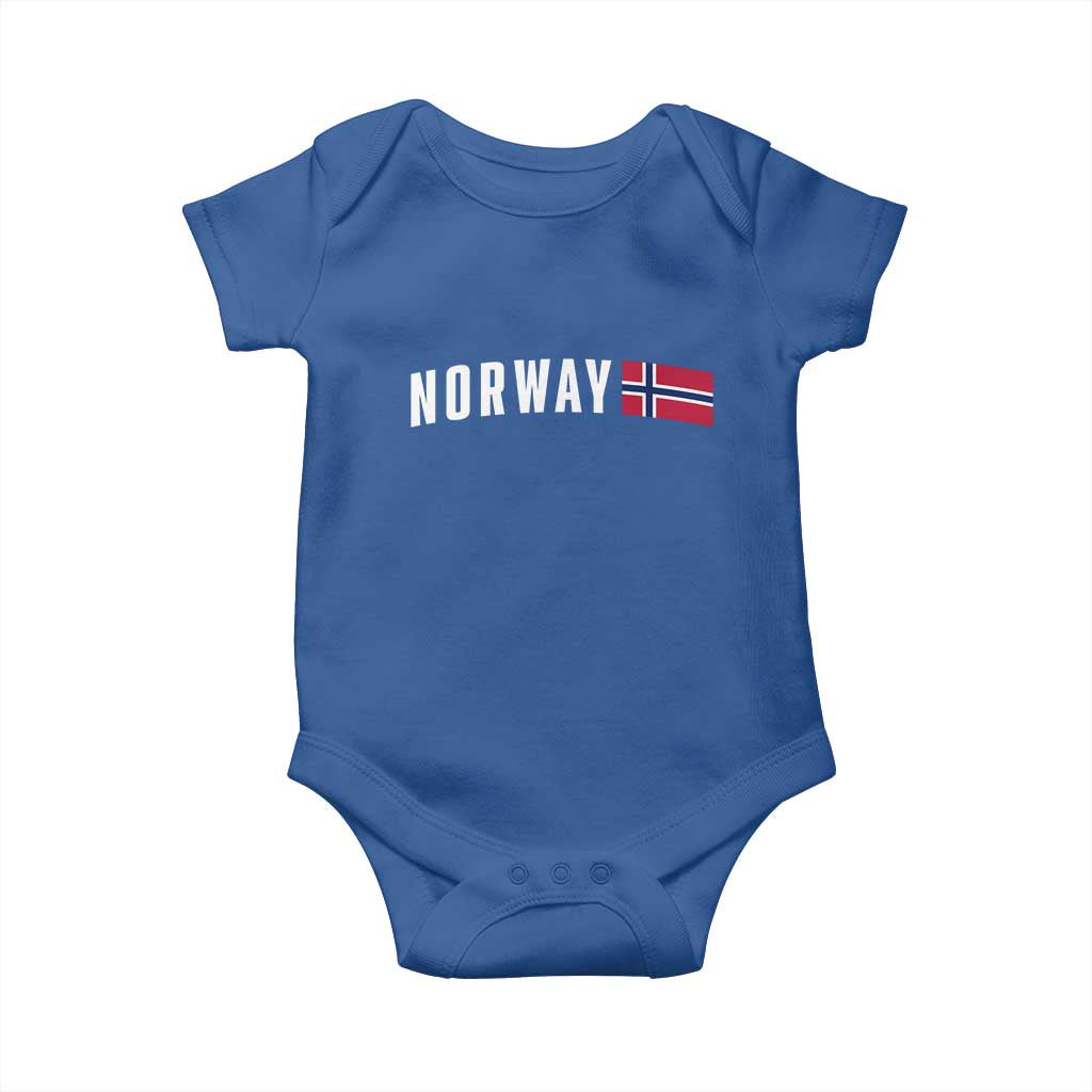 Norwegian Pride Flag Norway Great Gift Baby Onesie