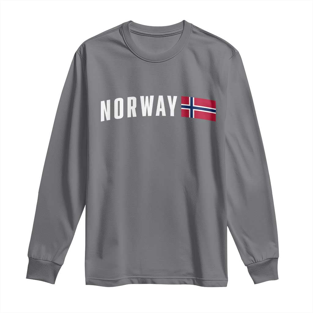 Norwegian Pride Flag Norway Great Gift Long Sleeve Shirt