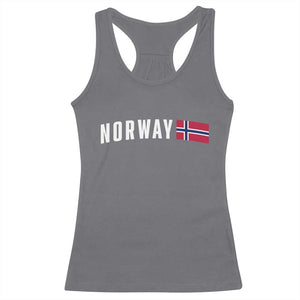 Norwegian Pride Flag Norway Great Gift Racerback Tank Top