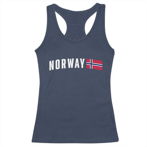 Norwegian Pride Flag Norway Great Gift Racerback Tank Top