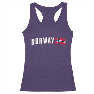 Norwegian Pride Flag Norway Great Gift Racerback Tank Top