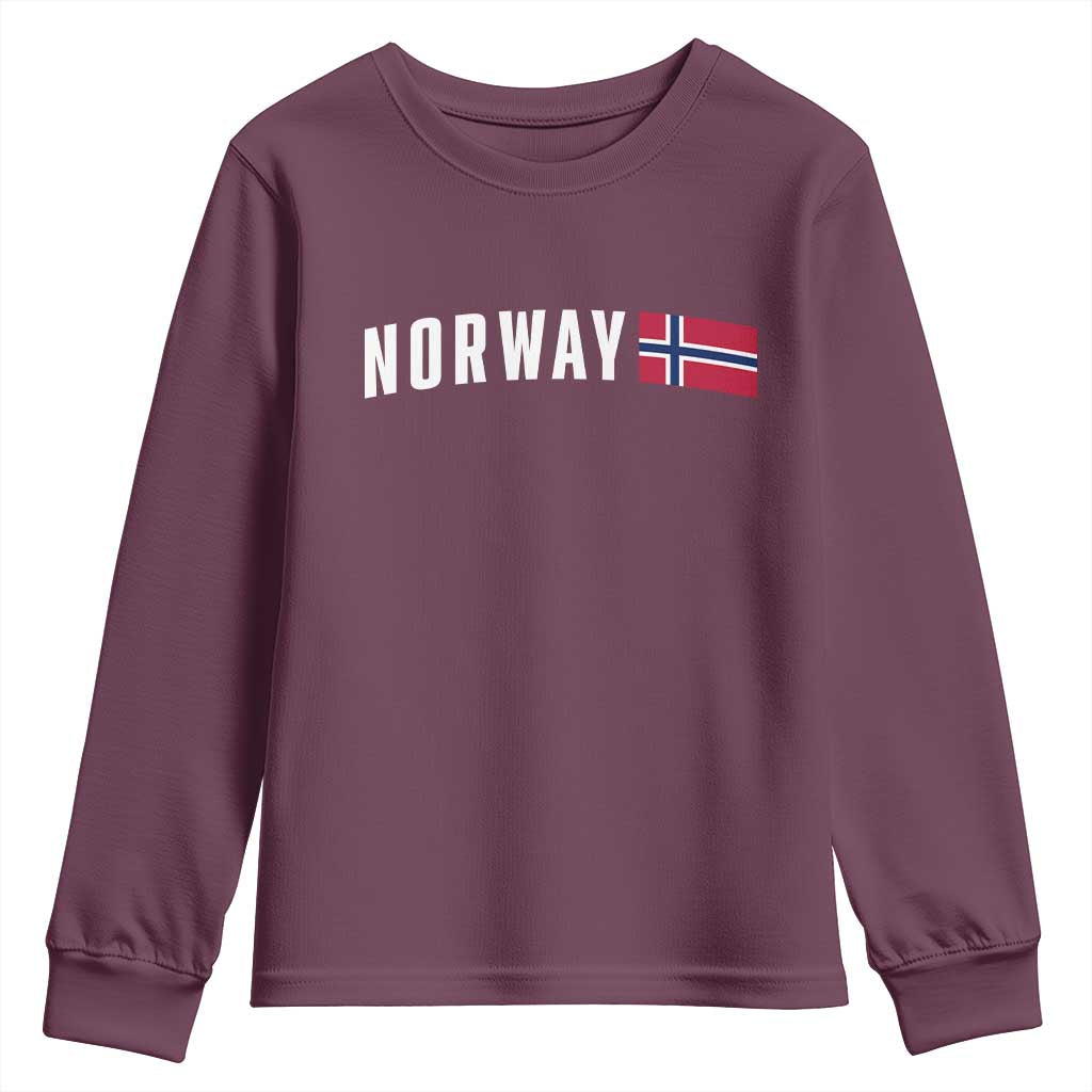 Norwegian Pride Flag Norway Great Gift Youth Sweatshirt