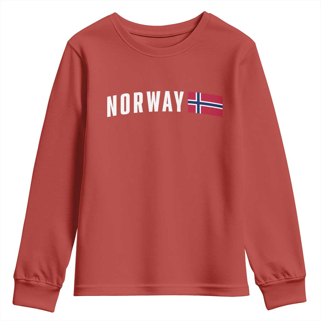 Norwegian Pride Flag Norway Great Gift Youth Sweatshirt