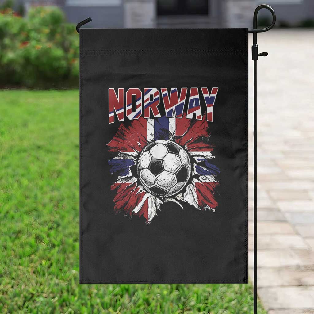 Norway Soccer Fan Garden Flag Norwegian Football Supporter Fan Gift