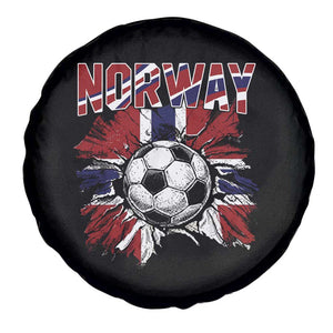 Norway Soccer Fan Spare Tire Cover Norwegian Football Supporter Fan Gift