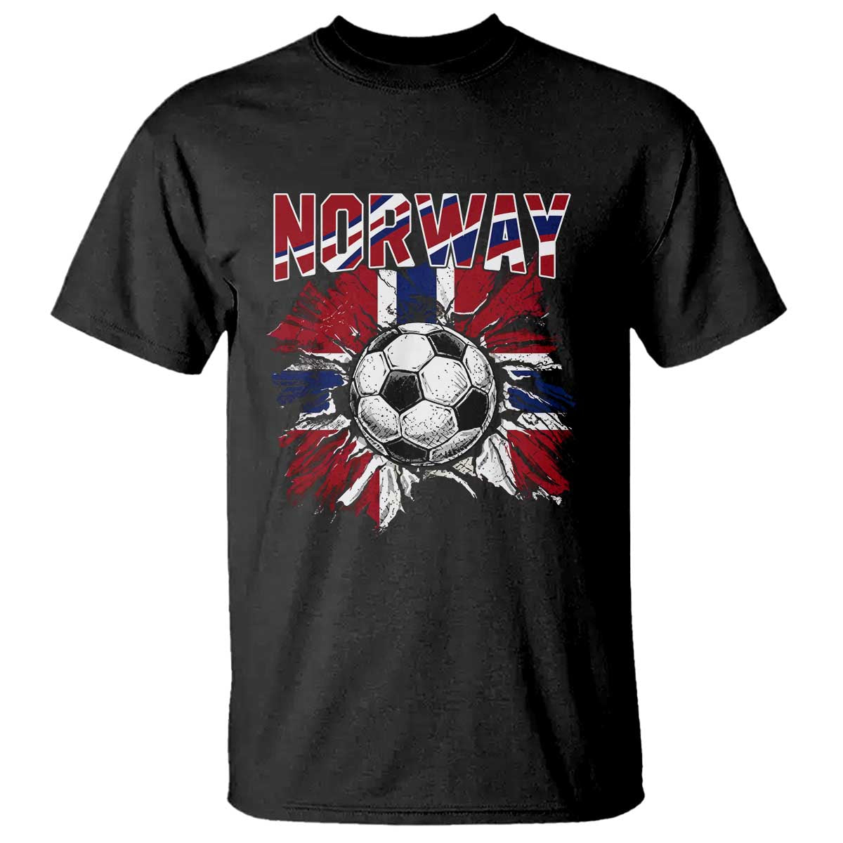 Norway Soccer Fan T Shirt Norwegian Football Supporter Fan Gift