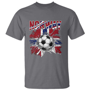 Norway Soccer Fan T Shirt Norwegian Football Supporter Fan Gift