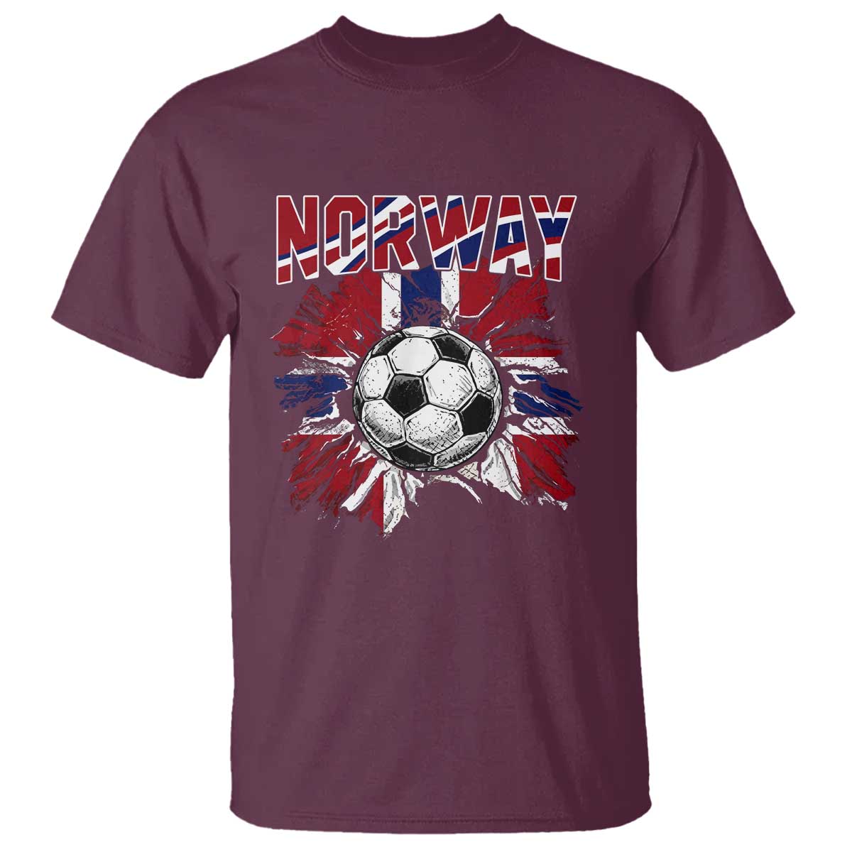 Norway Soccer Fan T Shirt Norwegian Football Supporter Fan Gift