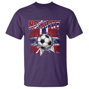 Norway Soccer Fan T Shirt Norwegian Football Supporter Fan Gift