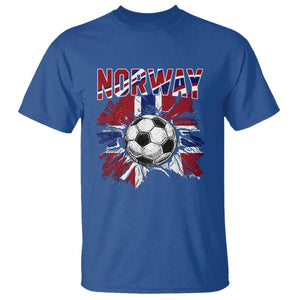 Norway Soccer Fan T Shirt Norwegian Football Supporter Fan Gift