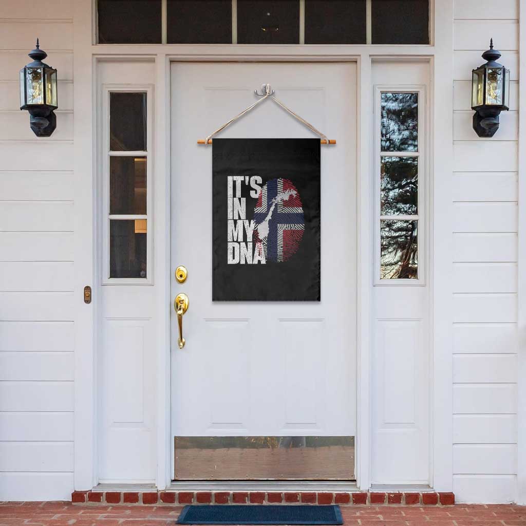 It's in My DNA Garden Flag Norwegian Norway Map Flag Pride