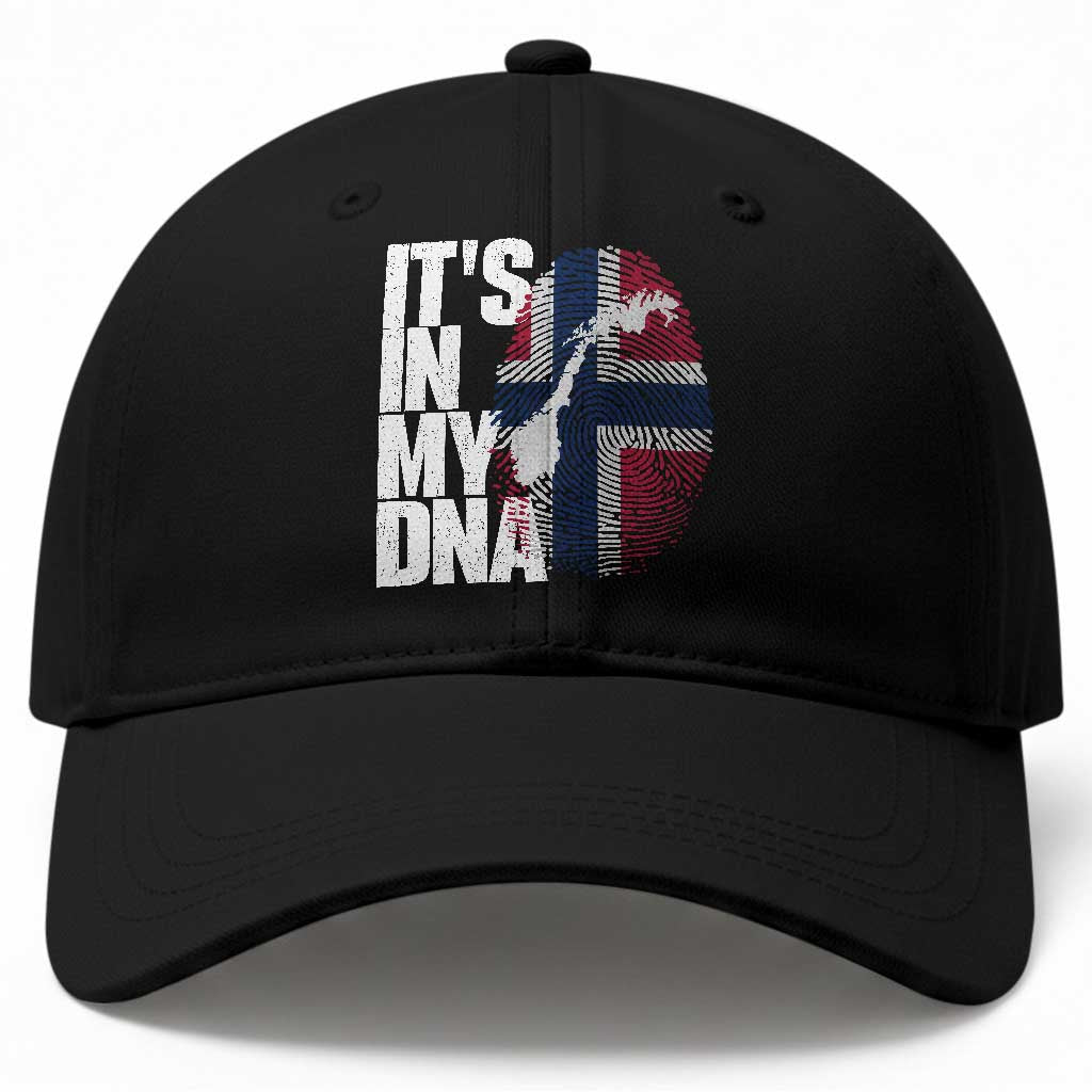 It's in My DNA Baseball Cap Norwegian Norway Map Flag Pride