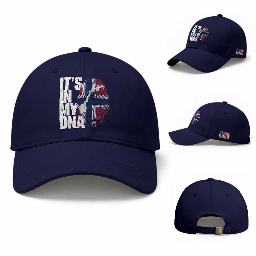 It's in My DNA Baseball Cap Norwegian Norway Map Flag Pride