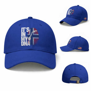 It's in My DNA Baseball Cap Norwegian Norway Map Flag Pride