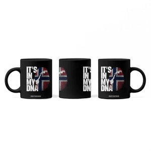 It's in My DNA Coffee Mug Norwegian Norway Map Flag Pride