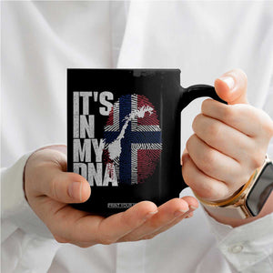 It's in My DNA Coffee Mug Norwegian Norway Map Flag Pride