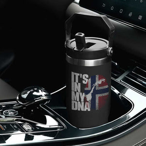 It's in My DNA Flip Straw Tumbler Norwegian Norway Map Flag Pride