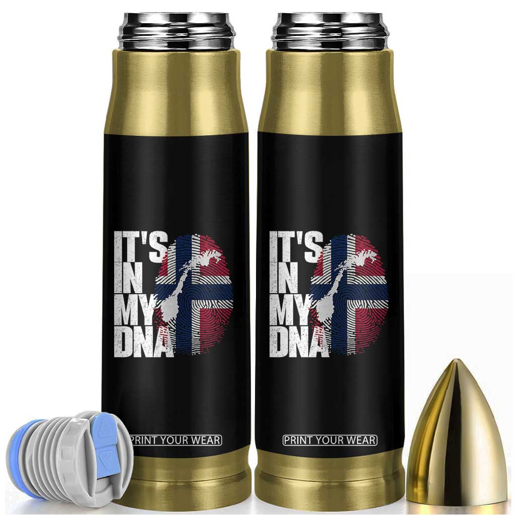 It's in My DNA Bullet Tumbler Norwegian Norway Map Flag Pride TS14 Black Print Your Wear