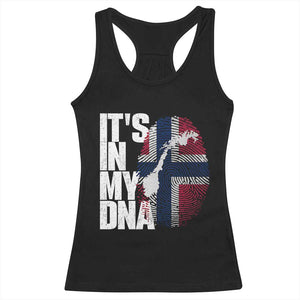 It's in My DNA Racerback Tank Top Norwegian Norway Map Flag Pride