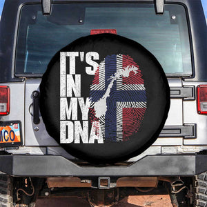 It's in My DNA Spare Tire Cover Norwegian Norway Map Flag Pride