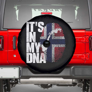 It's in My DNA Spare Tire Cover Norwegian Norway Map Flag Pride