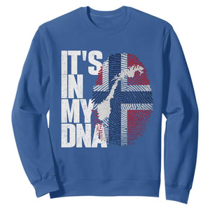 It's in My DNA Sweatshirt Norwegian Norway Map Flag Pride