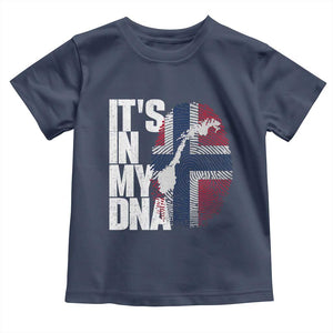 It's in My DNA Toddler T Shirt Norwegian Norway Map Flag Pride