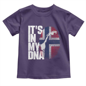 It's in My DNA Toddler T Shirt Norwegian Norway Map Flag Pride