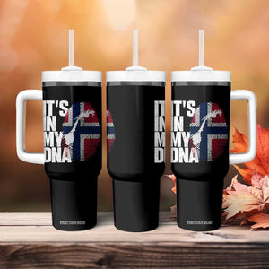 It's in My DNA Tumbler With Handle Norwegian Norway Map Flag Pride