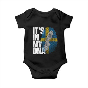 It's in My DNA Baby Onesie Sweden Sverige Swedish Map Flag