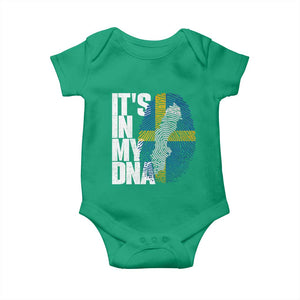 It's in My DNA Baby Onesie Sweden Sverige Swedish Map Flag