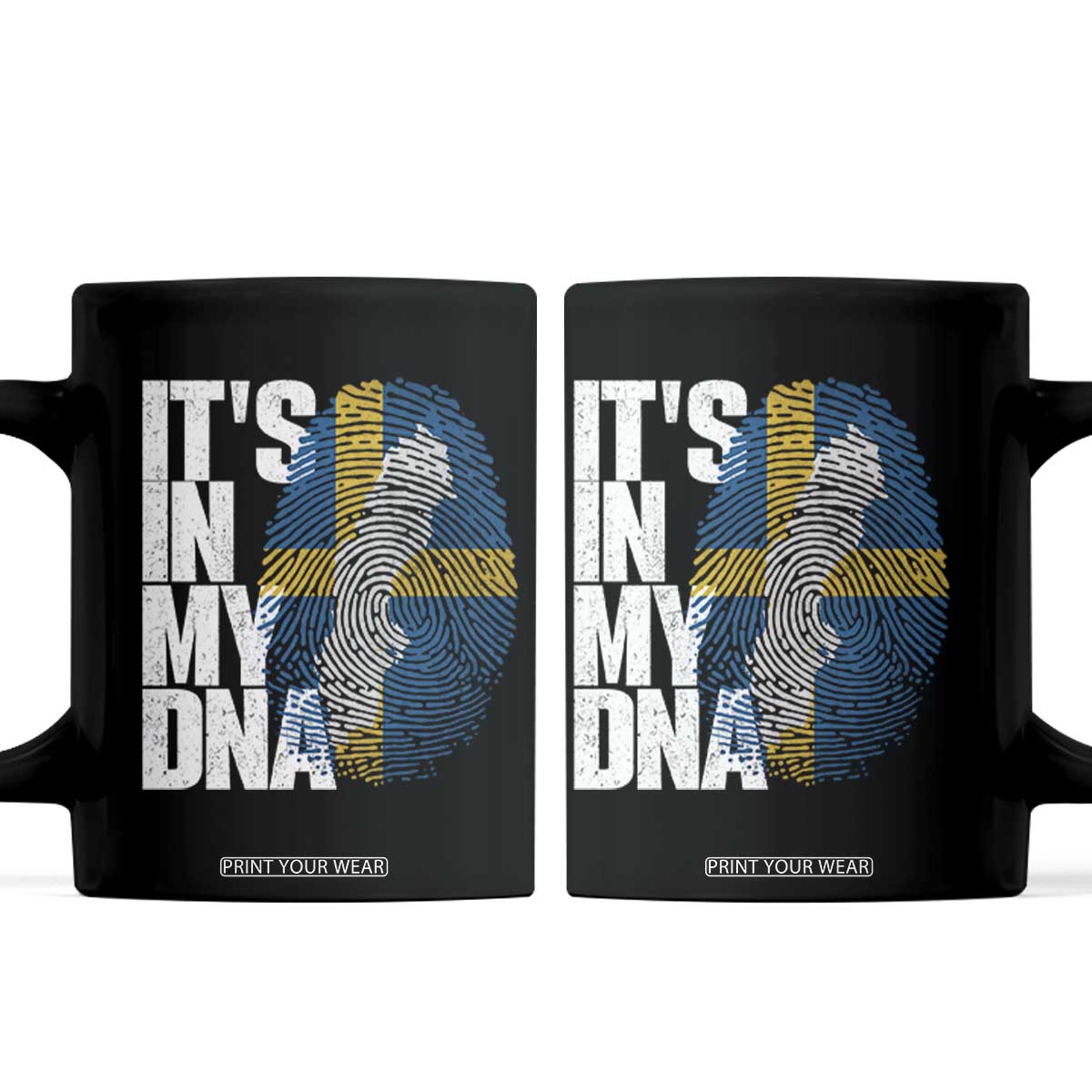 It's in My DNA Coffee Mug Sweden Sverige Swedish Map Flag