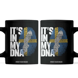 It's in My DNA Coffee Mug Sweden Sverige Swedish Map Flag
