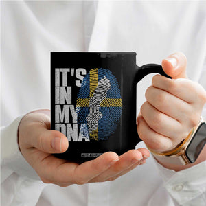 It's in My DNA Coffee Mug Sweden Sverige Swedish Map Flag