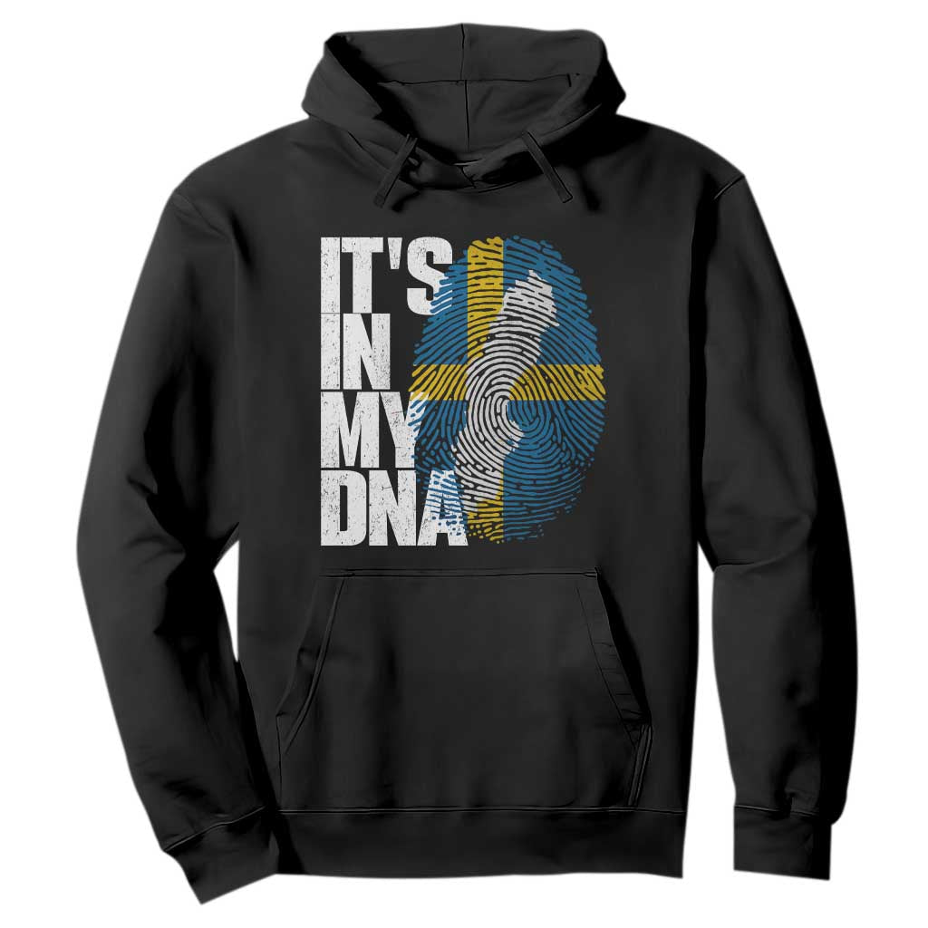 It's in My DNA Hoodie Sweden Sverige Swedish Map Flag