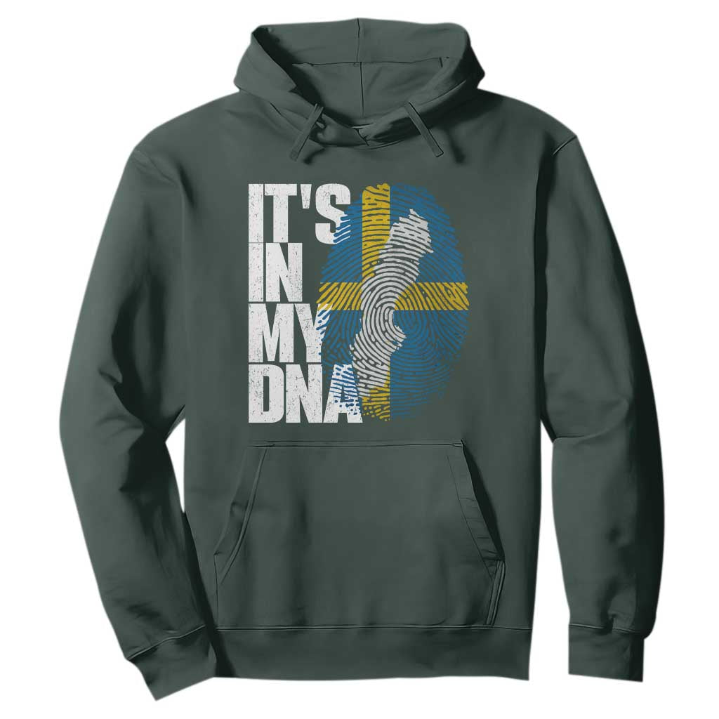 It's in My DNA Hoodie Sweden Sverige Swedish Map Flag