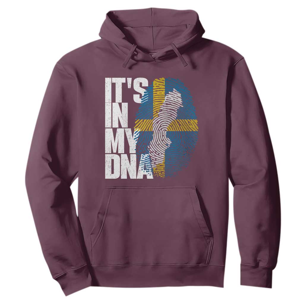 It's in My DNA Hoodie Sweden Sverige Swedish Map Flag