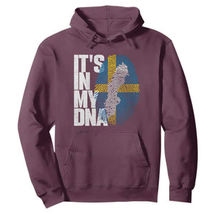 It's in My DNA Hoodie Sweden Sverige Swedish Map Flag