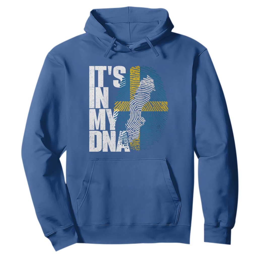 It's in My DNA Hoodie Sweden Sverige Swedish Map Flag