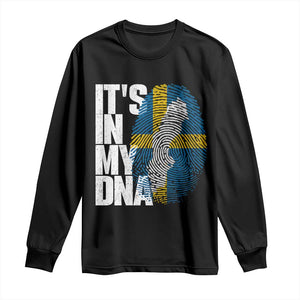It's in My DNA Long Sleeve Shirt Sweden Sverige Swedish Map Flag