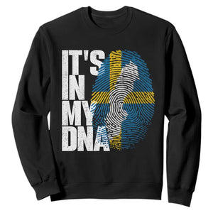 It's in My DNA Sweatshirt Sweden Sverige Swedish Map Flag