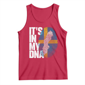 It's in My DNA Tank Top Sweden Sverige Swedish Map Flag