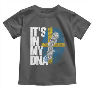 It's in My DNA Toddler T Shirt Sweden Sverige Swedish Map Flag
