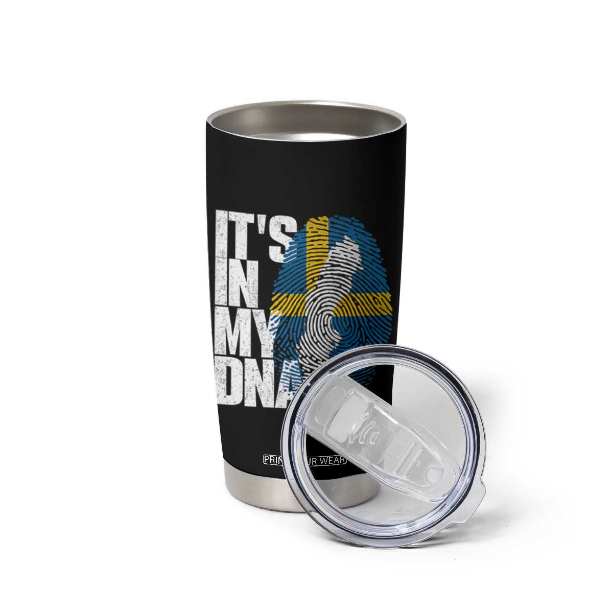 It's in My DNA Tumbler Cup Sweden Sverige Swedish Map Flag