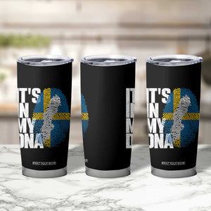 It's in My DNA Tumbler Cup Sweden Sverige Swedish Map Flag