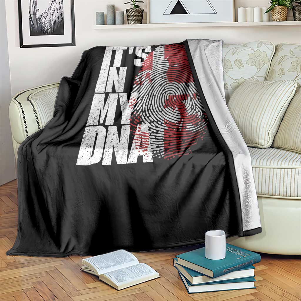 It's in My DNA Throw Blanket Denmark Map Flag Danish Gift