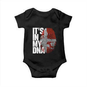 It's in My DNA Baby Onesie Denmark Map Flag Danish Gift